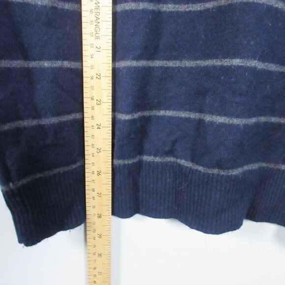 Rails Watkins Men's Pullover Stripe Sweater Wool Blend Navy/Charcoal XL 354 - Picture 11 of 12